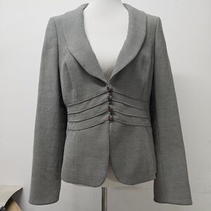 Classiques Entier Gray Women's Tailored Blazer Jacket
